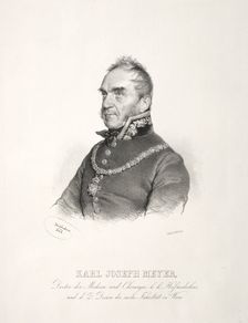 Portrait of Dr. Karl Joseph Meyer, 1844. Creator: Joseph Kriehuber (German, 1800-1876)
