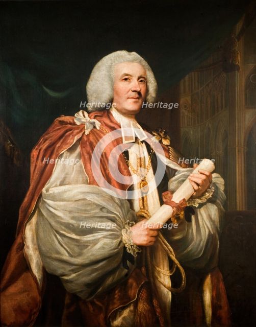 Portrait Of Dr John Thomas, Bishop Of Rochester, 1782. Creator: Sir Joshua Reynolds.