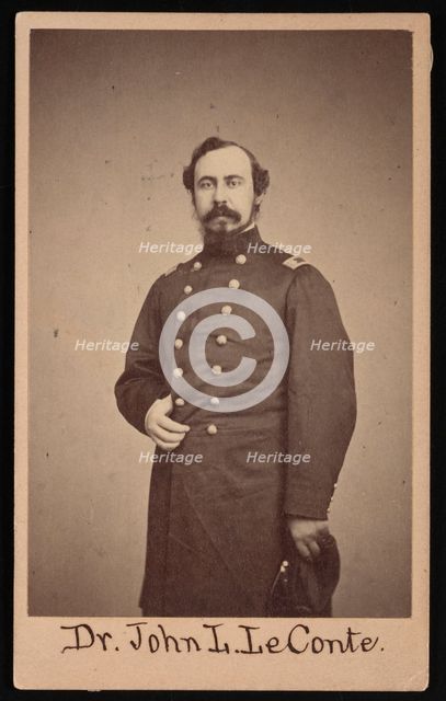 Portrait of Dr. John Lawrence LeConte (1825-1883), Between 1862 and 1864. Creator: Gihon & Rixon.
