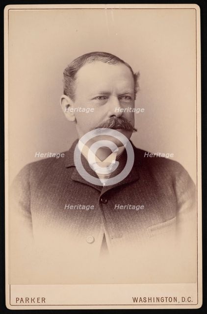Portrait of Dr. James Milton Flint (1838-1919), Between 1887 and 1904. Creator: Charles Parker.