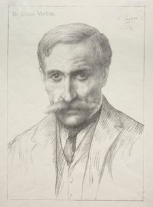 Portrait of Dr. Louis Vintras. Creator: Alphonse Legros (French, 1837-1911)