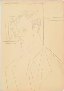 Portrait of Dr Max Huggeler, 1932-1934. Creator: Kirchner, Ernst Ludwig (1880-1938)