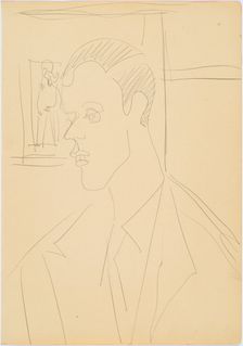 Portrait of Dr Max Huggeler, 1932-1934. Creator: Kirchner, Ernst Ludwig (1880-1938)