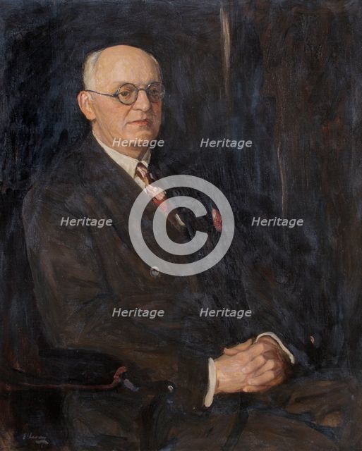 Portrait of Dr Max Porges, 1932. Creator: Sir John Lavery.