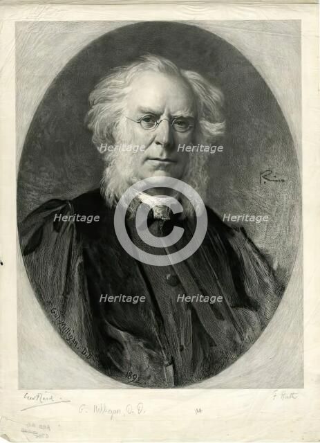 Portrait of Dr. Milligan. Creator: Frederick Huth.