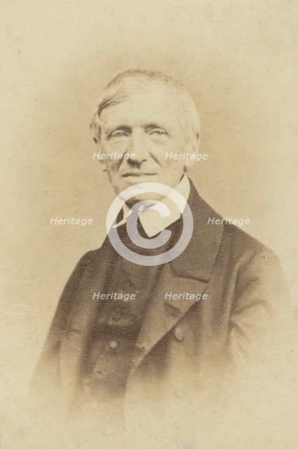 Portrait of Dr. Newman, late 19th century. Creator: Unknown.