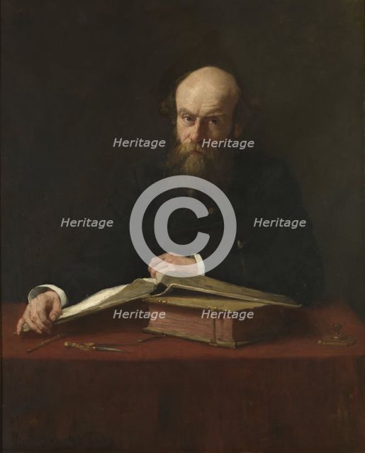 Portrait of Dr. P.J.H. Cuypers (1827-1921), 1885-1918.  Creator: Thérèse Schwartze.