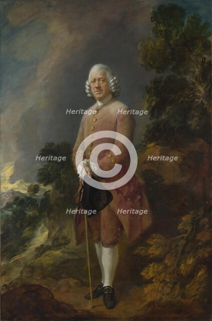Portrait of Dr Ralph Schomberg (1714-1792), ca 1770. Creator: Gainsborough, Thomas (1727-1788).