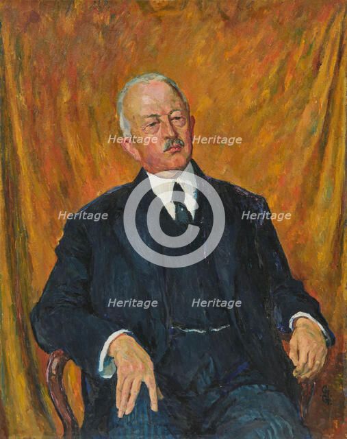 Portrait of Dr. Wilhelm Carl Escher, 1926. Creator: Giacometti, Giovanni (1868-1933).
