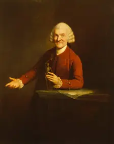 Portrait of Dr William Hunter, 1769. Creator: Mason Chamberlin