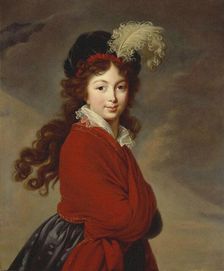 Portrait of Duchess Anna Feodorovna of Russia (1781-1860), Princess Juliane of Saxe-Coburg-Saalfeld