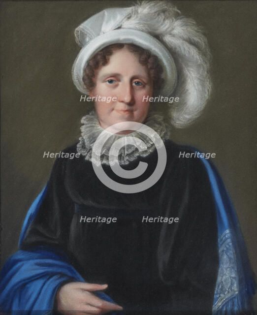 Portrait of Duchess Louise Eleonore of Saxe-Meiningen (1763-1837). Creator: Schröder, Johann Heinrich (1751-1812).