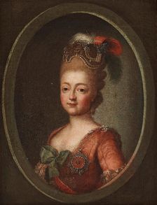 Portrait of Duchess Maria Feodorovna (Sophie Dorothea of Württemberg) (1759-1828). Creator: Roslin, Alexander, (Studio of)