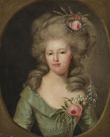 Portrait of Duchess Maria Feodorovna (Sophie Dorothea of Württemberg), 2nd Half of the 18th cen. Creator: Anonymous