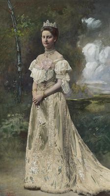 Portrait of Duchess Maria Immakulata of Württemberg, Archduchess of Austria (1878-1968), c. 1900. Creator: Andersen, Th. (active ca 1900)