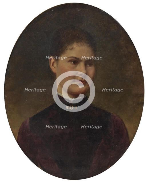 Portrait of Duchess Marie Amelie of Württemberg (1865-1883). Creator: Anonymous.