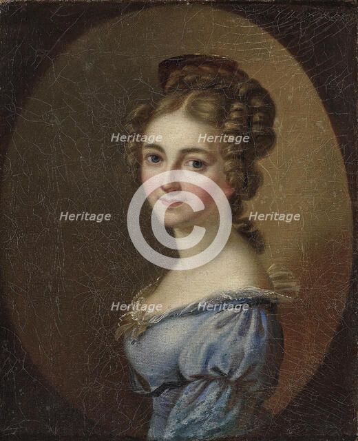 Portrait of Duchess Mathilde of Württemberg (1801-1825), Princess of Waldeck and Pyrmont, First quar Creator: Tielmann (active 1st quarter of the 19th century).