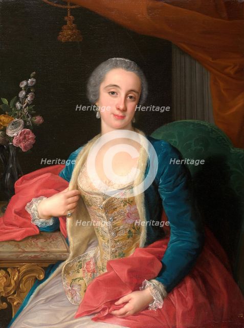 Portrait of Duchess Sforza Cesarini (d.1765), 1768. Creator: Pompeo Batoni.