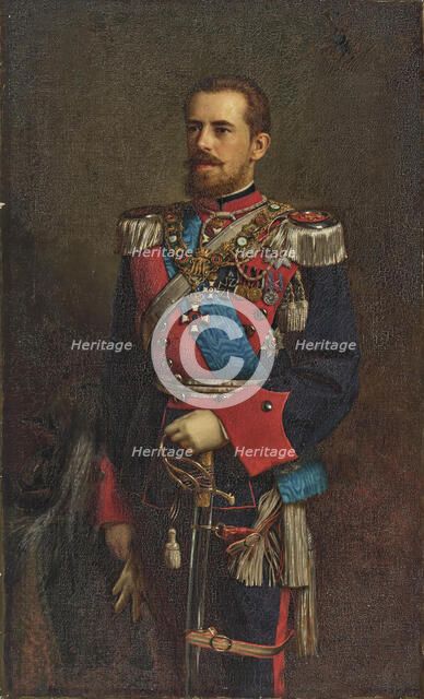 Portrait of Duke Wilhelm Eugen of Württemberg (1846-1877). Creator: Anonymous.