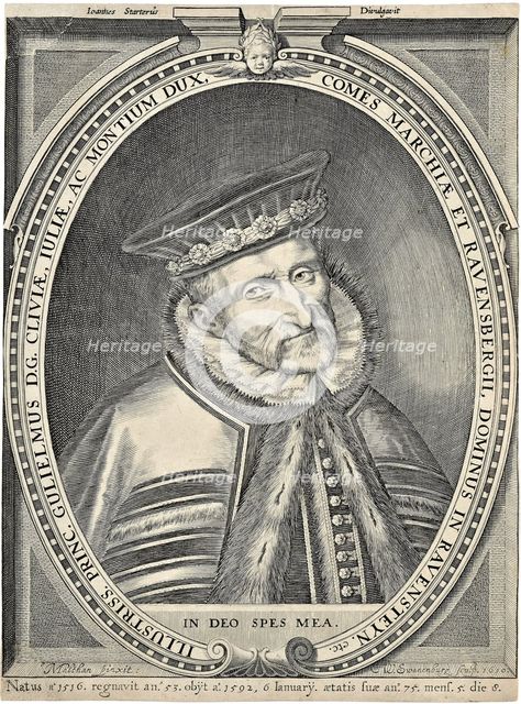Portrait of Duke William of Jülich-Cleves-Berg (1516-1592), 1610. Artist: Swanenburgh, Willem van (1582-1616)