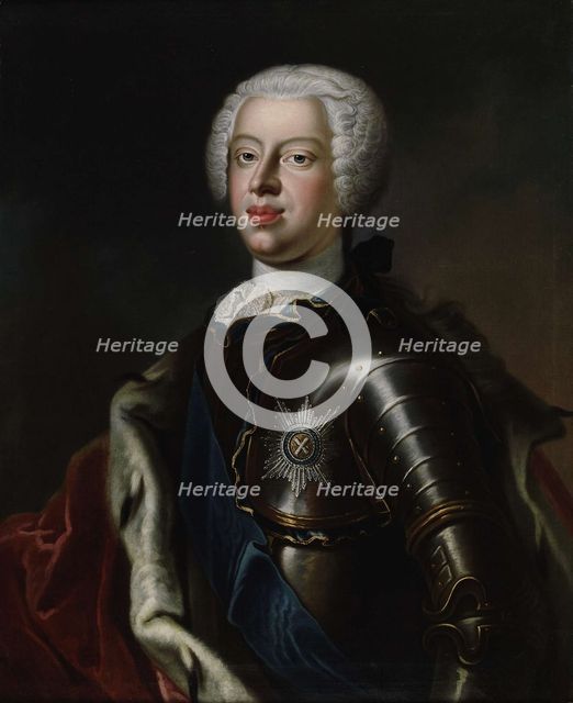 Portrait of Duke Anthony Ulrich of Brunswick (1714-1774), c. 1740. Artist: Anonymous  