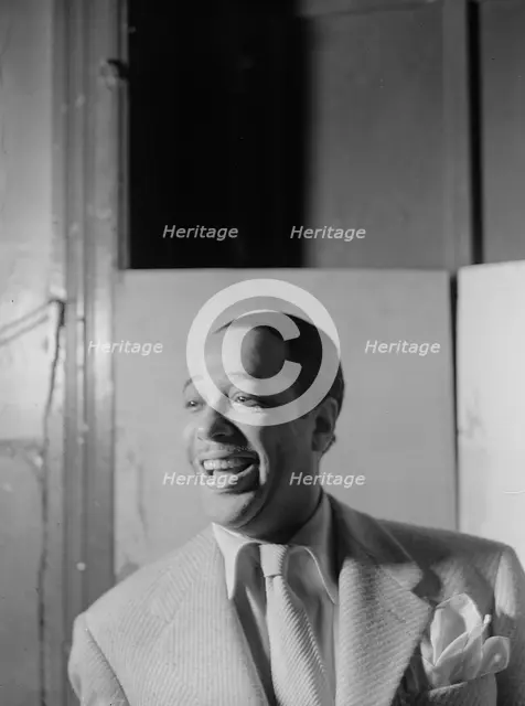 Portrait of Duke Ellington, Washington, D.C.(?), 1938. Creator: William Paul Gottlieb.