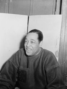 Portrait of Duke Ellington, Zanzibar, New York, N.Y., 1946. Creator: William Paul Gottlieb