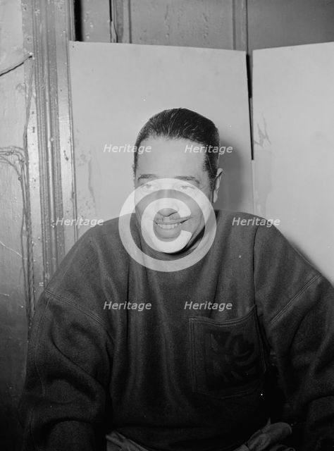 Portrait of Duke Ellington, Zanzibar, New York, N.Y., ca. July 1946. Creator: William Paul Gottlieb.