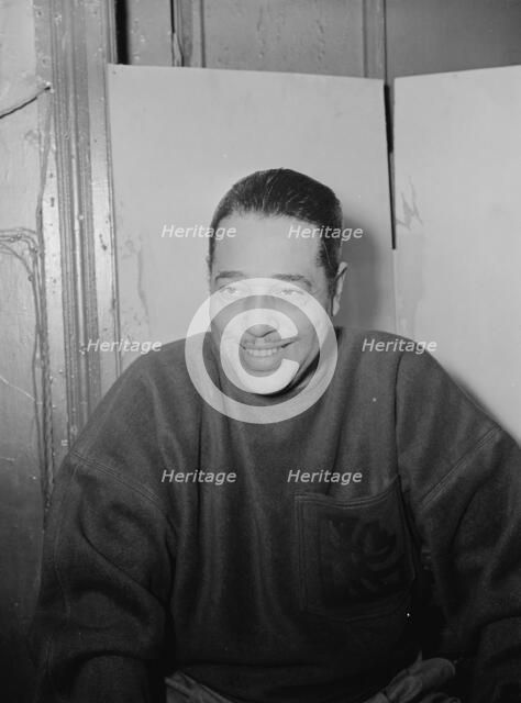 Portrait of Duke Ellington, Zanzibar, New York, N.Y., ca. July 1946. Creator: William Paul Gottlieb.