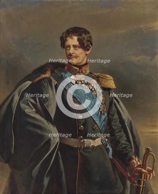 Portrait of Duke Eugen of Württemberg (1788-1857), 1859. Creator: Lauchert, Richard L. (1823-1869).