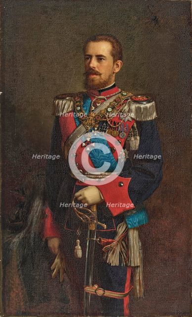Portrait of Duke Eugen of Württemberg (1846-1877). Creator: Anonymous.