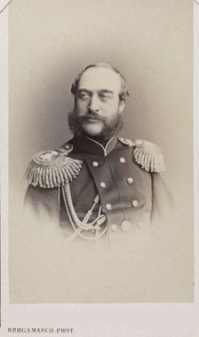 Portrait of Duke Georg August of Mecklenburg-Strelitz (1824-1876), c. 1870