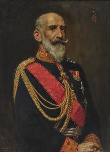 Portrait of Duke Philipp of Württemberg (1838-1917). Creator: Auberlen, Wilhelm (1860-1948)