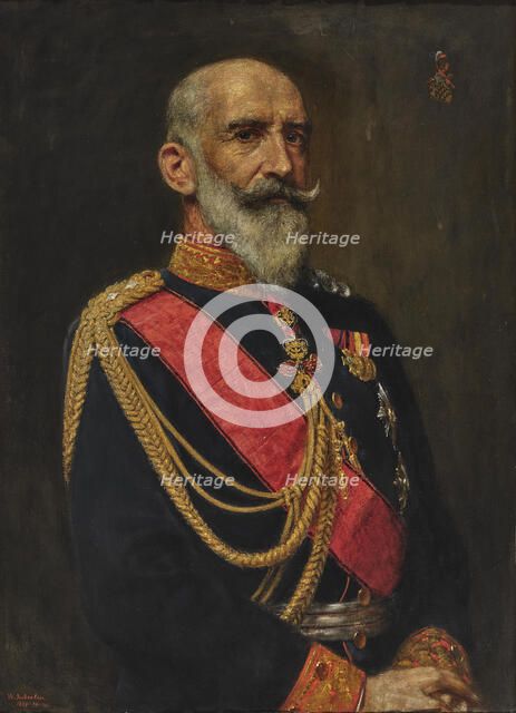 Portrait of Duke Philipp of Württemberg (1838-1917). Creator: Auberlen, Wilhelm (1860-1948).