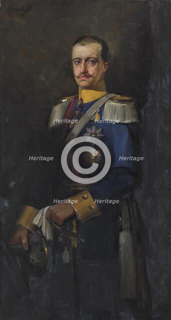 Portrait of Duke Robert of Württemberg (1873-1947), 1912. Creator: Unkauf, Karl (1873-1921).