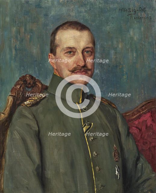Portrait of Duke Robert of Württemberg (1873-1947), 1917. Creator: Wettig, Heinrich (1875-after 1938).