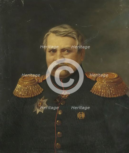Portrait of E.Kh. Wessel, 1858. Creator: Karl August Matveevich Schreinzer.