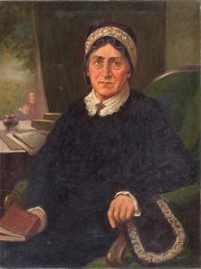 Portrait of E. M. Soltésová, around 1935. Creator: Milan Thomka Mitrovsky