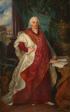 Portrait of Emanuel Teles da Silva, Count of Silva-Tarouca (1691-1771). Creator: Josef Manes