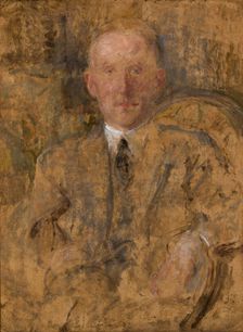 Portrait of Emeryk Hutten-Czapski, 1930. Creator: Olga Boznanska