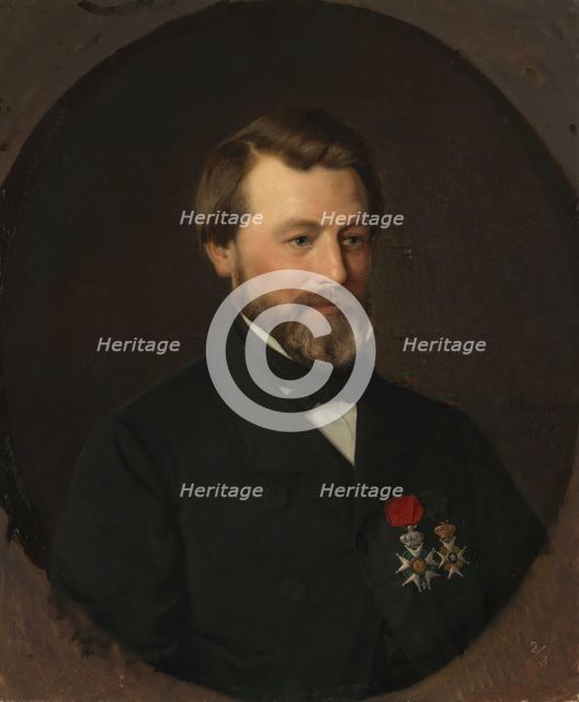 Portrait of Emil Tidemand the Artist's Brother, 1867. Creator: Adolph Tidemand.
