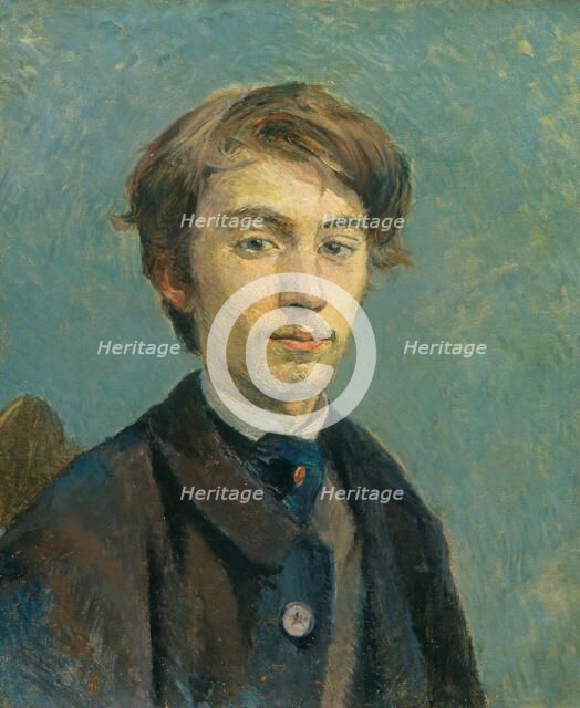 Portrait of Emile Bernard, 1885. Creator: Toulouse-Lautrec, Henri, de (1864-1901).