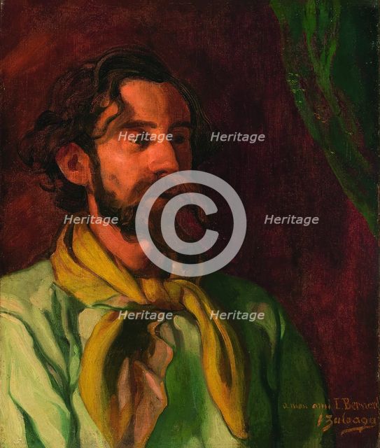 Portrait of Emile Bernard, 1897-1900. Creator: Zuloaga y Zabaleto, Ignacio (1870-1945).
