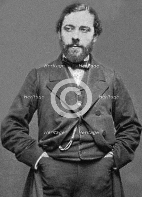 Portrait of Émile Durand (1830-1903), 1860. Artist: Carjat, Étienne (1828-1906)