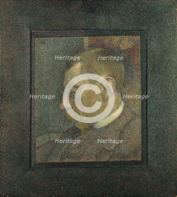 Portrait of Émile Verhaeren (1855-1918), 1900. Creator: Lemmen, Georges (1865-1916).