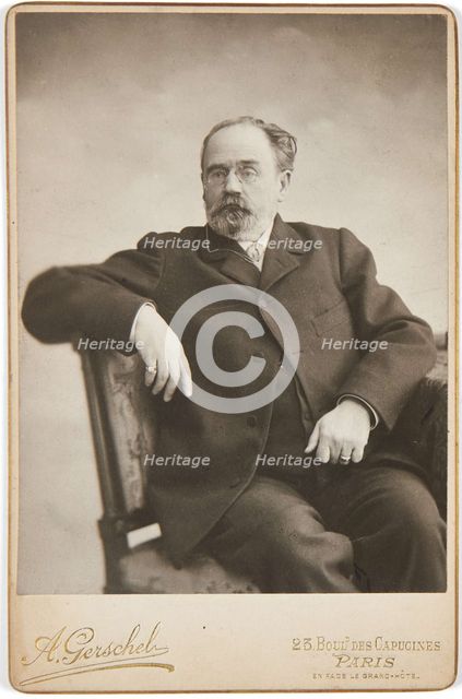 Portrait of Émile Zola (1840-1902), ca 1895-1900.