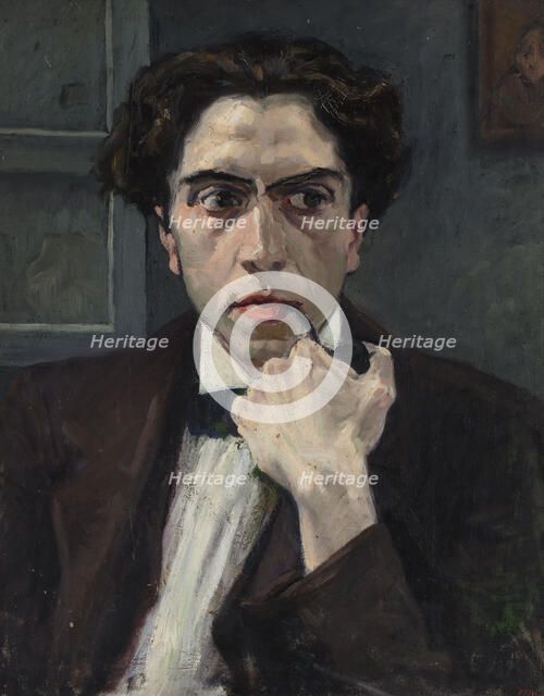 Portrait of Emili Fontbona (1879-1938) , c.1901-1902. Creator: Pidelaserra, Mariá (1877-1946).