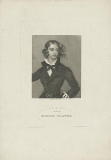 Portrait of Emilia Plater (1806-1831) , ca 1834. Creator: Mayer, Carl (1798-1868)