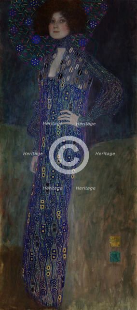 Portrait of Emilie Flöge, 1902. Artist: Klimt, Gustav (1862-1918)
