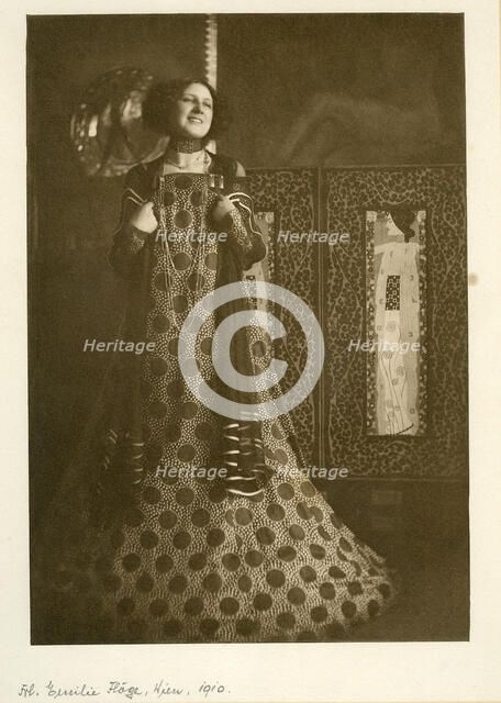 Portrait of Emilie Flöge, 1910. Creator: Böhler, Heinrich (1881-1940).
